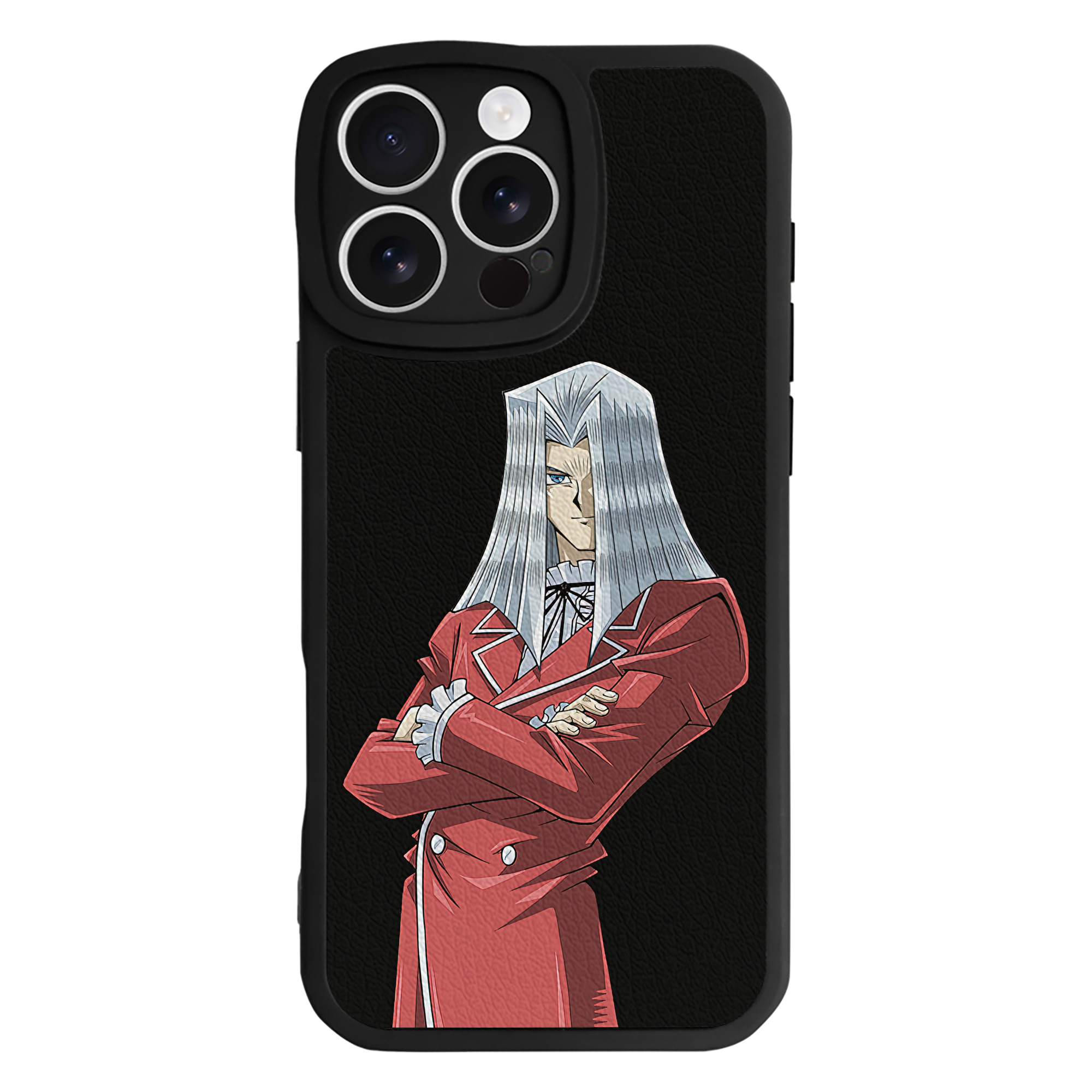 遊☆戯☆王 Yu-Gi-Oh! 【iPhone 16シリーズ対応】シリコンスマホケース（レザー調） 材質：シリコン